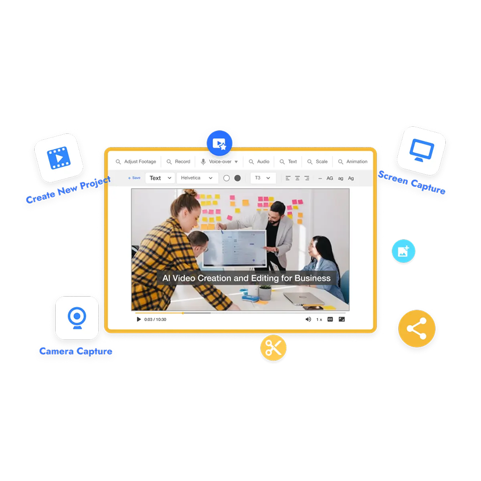 Marketing teams use Visla’s automatic video editor to quickly build ad and brand launch videos.